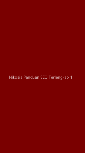 Tampilan Antarmuka Aplikasi Nikosia Panduan Seo Terlengkap - 1