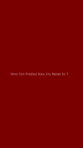 Tampilan Antarmuka Aplikasi Nimo Slot Prediksi Bola Jitu Malam Ini - 1