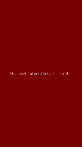 Tampilan Antarmuka Aplikasi Nissinbet Tutorial Server Linux - 4