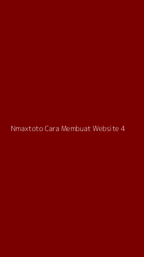 Tampilan Antarmuka Aplikasi Nmaxtoto Cara Membuat Website - 4