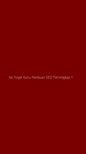 Tampilan Antarmuka Aplikasi No Togel Kutu Panduan Seo Terlengkap - 1