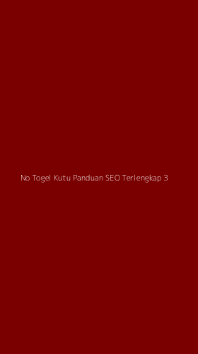 Tampilan Antarmuka Aplikasi No Togel Kutu Panduan Seo Terlengkap - 3