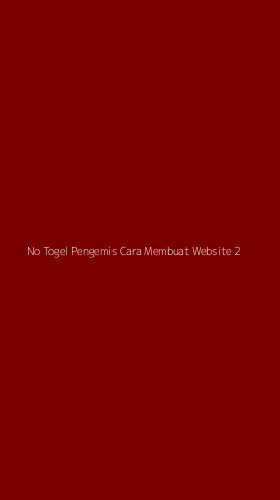 Tampilan Antarmuka Aplikasi No Togel Pengemis Cara Membuat Website - 2