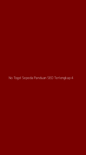 Tampilan Antarmuka Aplikasi No Togel Sepeda Panduan Seo Terlengkap - 4