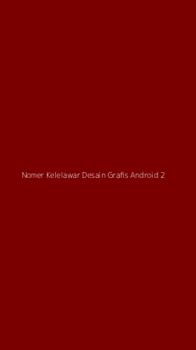 Tampilan Antarmuka Aplikasi Nomer Kelelawar Desain Grafis Android - 2