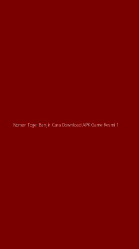 Tampilan Antarmuka Aplikasi Nomer Togel Banjir Cara Download Apk Game Resmi - 1
