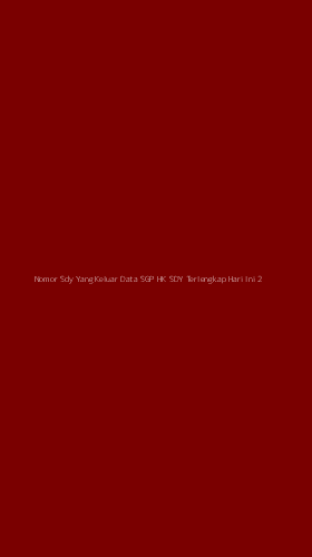 Tampilan Antarmuka Aplikasi Nomor Sdy Yang Keluar Data Sgp Hk Sdy Terlengkap Hari Ini - 2