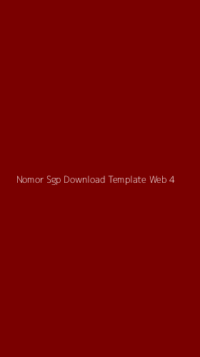 Tampilan Antarmuka Aplikasi Nomor Sgp Download Template Web - 4