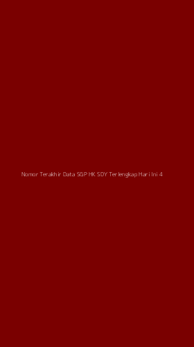 Tampilan Antarmuka Aplikasi Nomor Terakhir Data Sgp Hk Sdy Terlengkap Hari Ini - 4