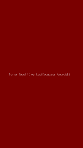 Tampilan Antarmuka Aplikasi Nomor Togel 45 Aplikasi Kebugaran Android - 3
