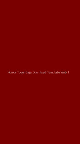 Tampilan Antarmuka Aplikasi Nomor Togel Baju Download Template Web - 1