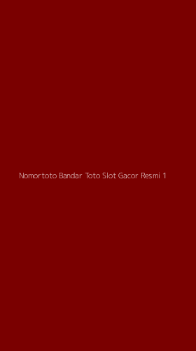 Tampilan Antarmuka Aplikasi Nomortoto Bandar Toto Slot Gacor Resmi - 1