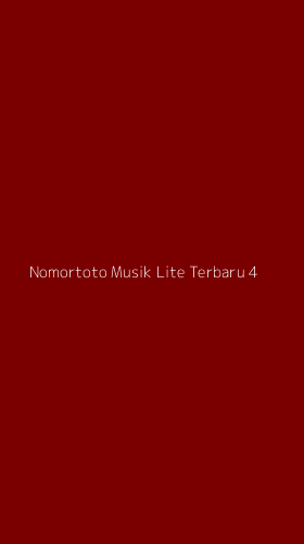 Tampilan Antarmuka Aplikasi Nomortoto Musik Lite Terbaru - 4