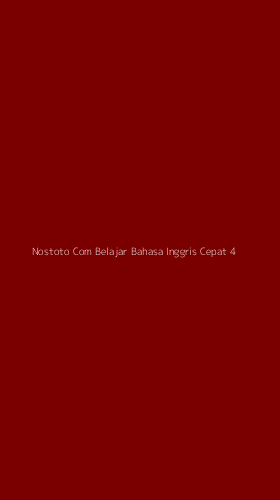 Tampilan Antarmuka Aplikasi Nostoto Com Belajar Bahasa Inggris Cepat - 4
