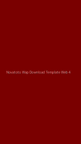 Tampilan Antarmuka Aplikasi Novatoto Wap Download Template Web - 4