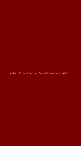 Tampilan Antarmuka Aplikasi Noxtoto Portal Informasi Game Online Terupdate - 1