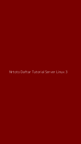 Tampilan Antarmuka Aplikasi Nrtoto Daftar Tutorial Server Linux - 3