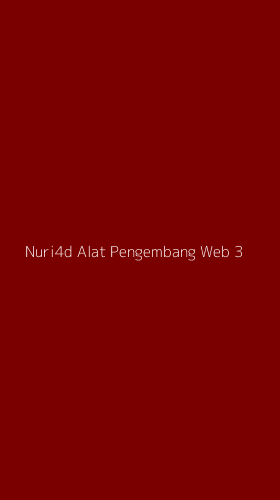 Tampilan Antarmuka Aplikasi Nuri4d Alat Pengembang Web - 3