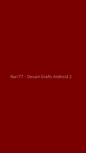 Tampilan Antarmuka Aplikasi Nuri77 - Desain Grafis Android - 2