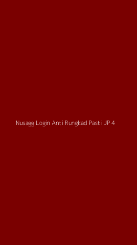 Tampilan Antarmuka Aplikasi Nusagg Login Anti Rungkad Pasti Jp - 4
