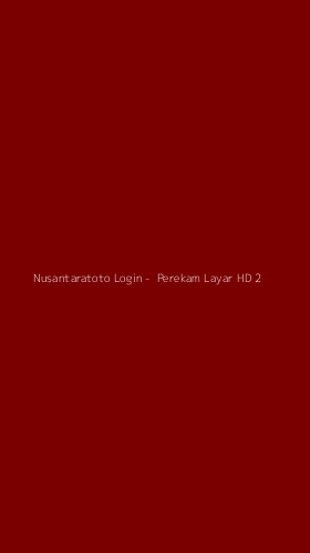 Tampilan Antarmuka Aplikasi Nusantaratoto Login - 2