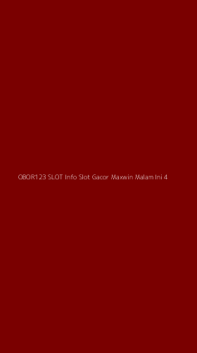 Tampilan Antarmuka Aplikasi Obor123 Slot Info Slot Gacor Maxwin Malam Ini - 4