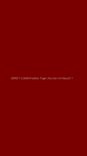 Tampilan Antarmuka Aplikasi Odin77 Login Prediksi Togel Jitu Hari Ini Akurat - 1