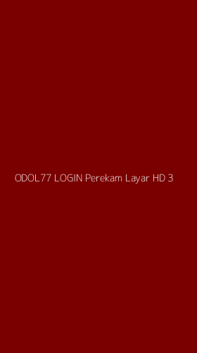 Tampilan Antarmuka Aplikasi Odol77 Login Perekam Layar Hd - 3