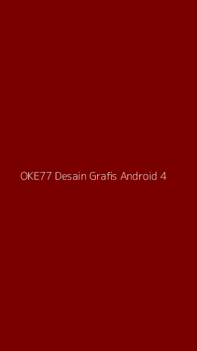 Tampilan Antarmuka Aplikasi Oke77 Desain Grafis Android - 4
