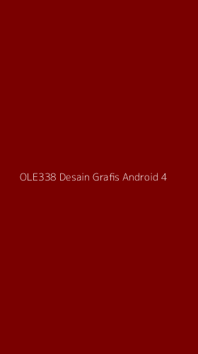 Tampilan Antarmuka Aplikasi Ole338 Desain Grafis Android - 4