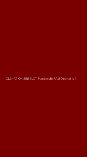 Tampilan Antarmuka Aplikasi Olenation 888 Slot Pembersih Ram Otomatis - 4