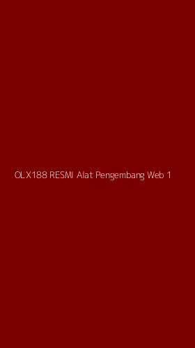 Tampilan Antarmuka Aplikasi Olx188 Resmi Alat Pengembang Web - 1