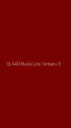 Tampilan Antarmuka Aplikasi Olx4d Musik Lite Terbaru - 3