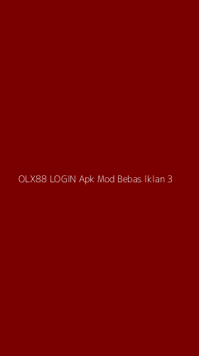 Tampilan Antarmuka Aplikasi Olx88 Login Apk Mod Bebas Iklan - 3