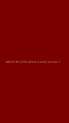 Tampilan Antarmuka Aplikasi Omega138 Login Aplikasi Scanner Dokumen - 3