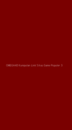 Tampilan Antarmuka Aplikasi Omega4d Kumpulan Link Situs Game Populer - 3