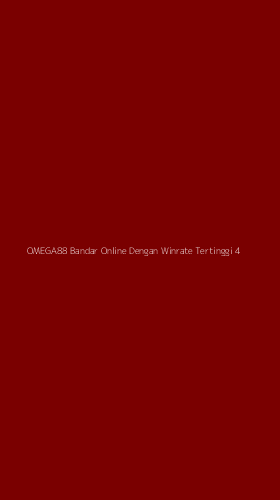 Tampilan Antarmuka Aplikasi Omega88 Bandar Online Dengan Winrate Tertinggi - 4