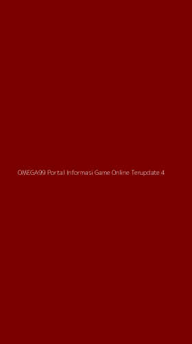Tampilan Antarmuka Aplikasi Omega99 Portal Informasi Game Online Terupdate - 4