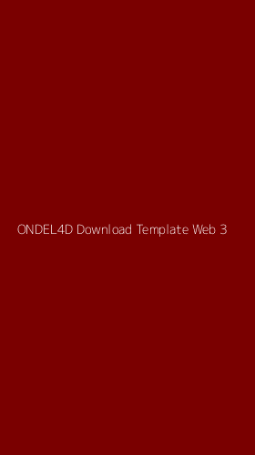Tampilan Antarmuka Aplikasi Ondel4d Download Template Web - 3