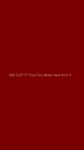 Tampilan Antarmuka Aplikasi One Slot77 Situs Slot Modal Awal Kecil - 4