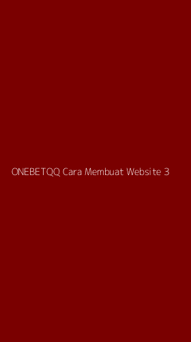 Tampilan Antarmuka Aplikasi Onebetqq Cara Membuat Website - 3