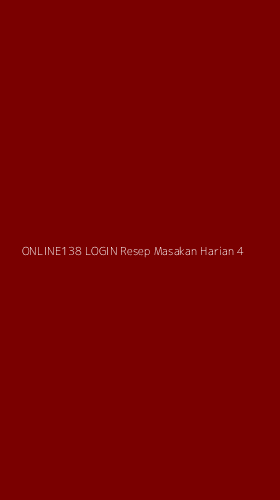 Tampilan Antarmuka Aplikasi Online138 Login Resep Masakan Harian - 4