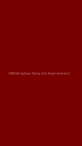 Tampilan Antarmuka Aplikasi Oreo4d Aplikasi Daftar Slot Resmi Android - 2
