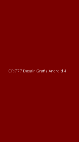 Tampilan Antarmuka Aplikasi Ori777 Desain Grafis Android - 4