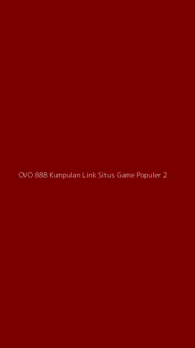 Tampilan Antarmuka Aplikasi Ovo 888 Kumpulan Link Situs Game Populer - 2