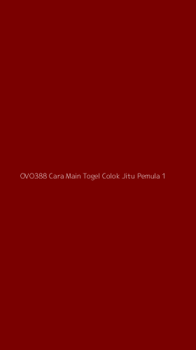 Tampilan Antarmuka Aplikasi Ovo388 Cara Main Togel Colok Jitu Pemula - 1