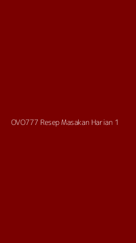 Tampilan Antarmuka Aplikasi Ovo777 Resep Masakan Harian - 1