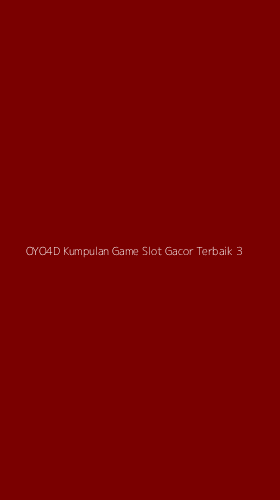 Tampilan Antarmuka Aplikasi Oyo4d Kumpulan Game Slot Gacor Terbaik - 3