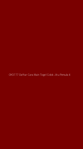 Tampilan Antarmuka Aplikasi Oyo777 Daftar Cara Main Togel Colok Jitu Pemula - 4