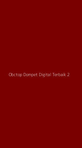Tampilan Antarmuka Aplikasi Obctop Dompet Digital Terbaik - 2